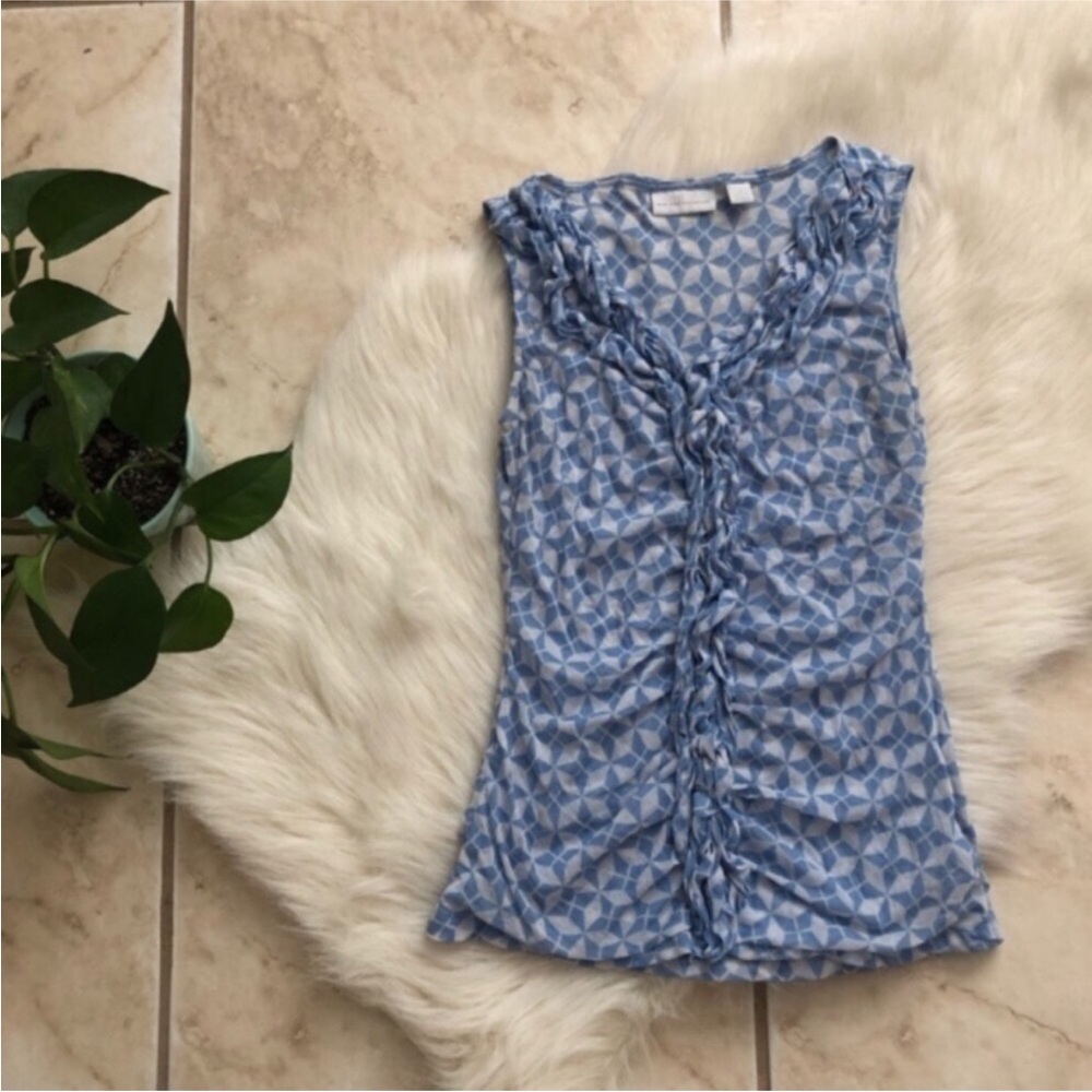 New York & Company Geometric Blouse